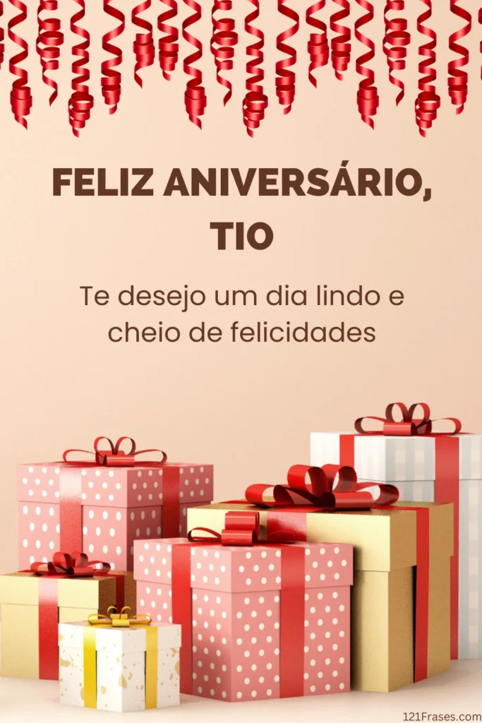 Frases tocantes de aniversário para Tio