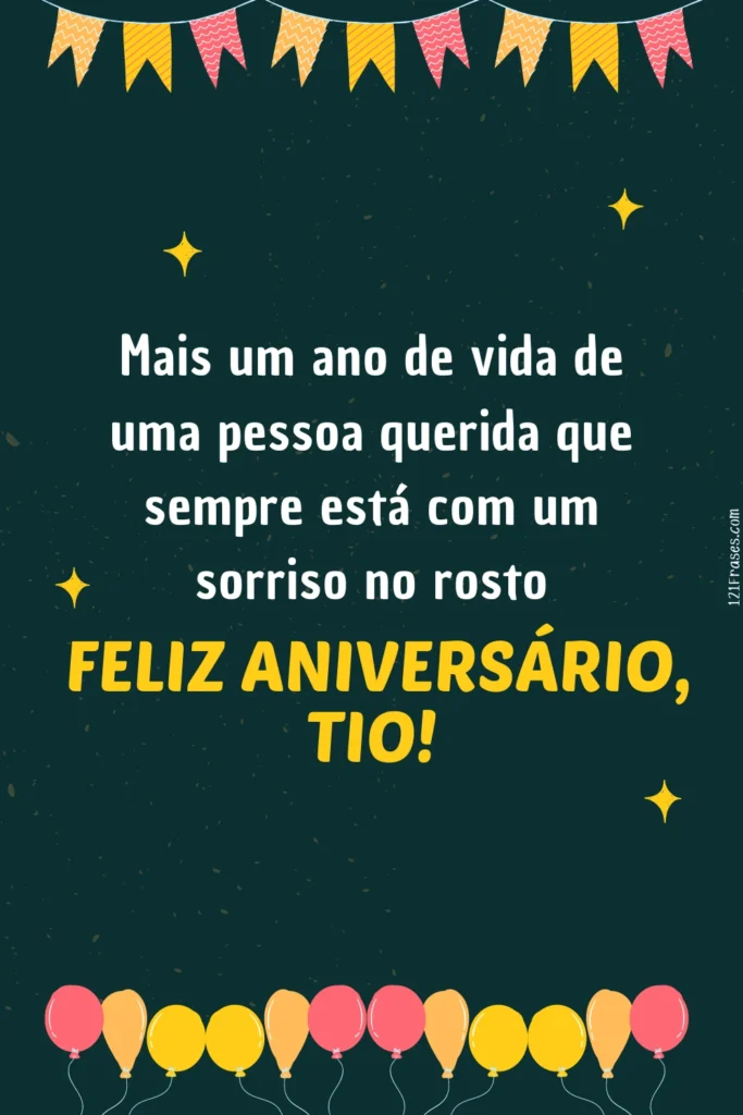 Mensagens De Aniversário Para Tio