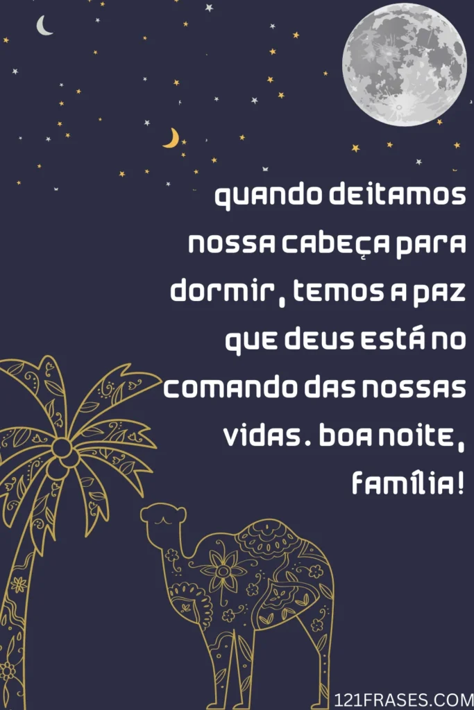 Mensagens de Boa Noite Família